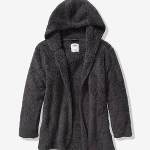 VS PINK SHERPA CARDIGAN